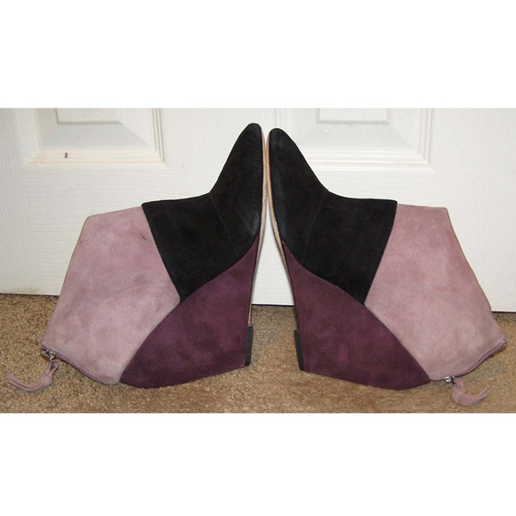 New Jean Michel Cazabat suede bootie 9 purple - Picture 4 of 8